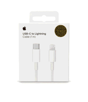 کابل تبدیل تایپ سی به لایتنینگ اپل طول 1 متر اصل | اپل استوری | Apple Usb C To Lightning Cable 1M Original 4 کابل تبدیل تایپ سی به لایتنینگ اپل