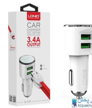 شارژر فندکی ماشین مدل ldnio dl-c29 7 شارژر فندکی ماشین