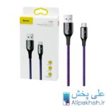 کابل type c فست شارژ بیسوس baseus c-shaped cable دارای قطع کن خودکار 18 کابل type c فست شارژ بیسوس baseus c-shaped cable دارای قطع کن خودکار